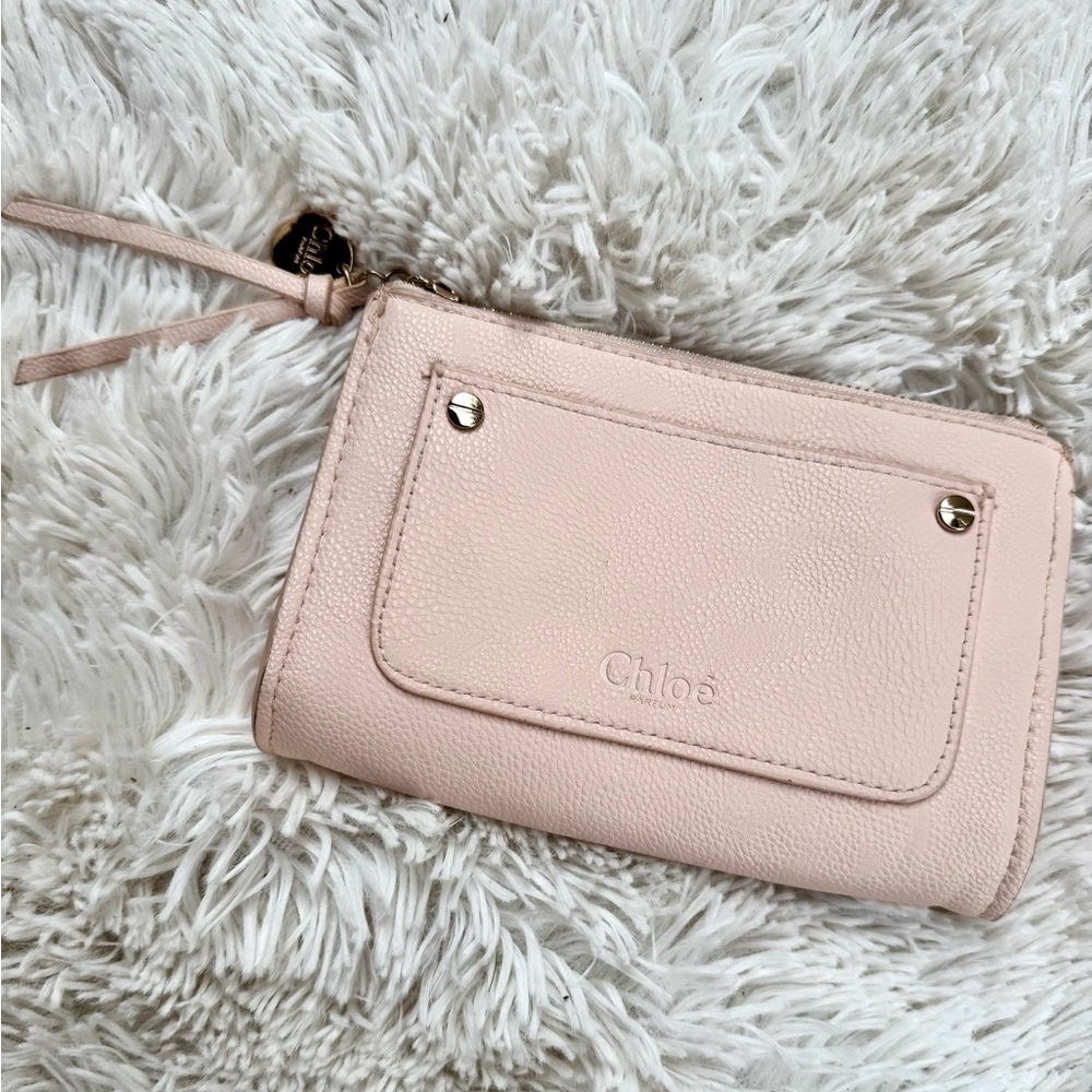 Chloe Pale Pink Clutch